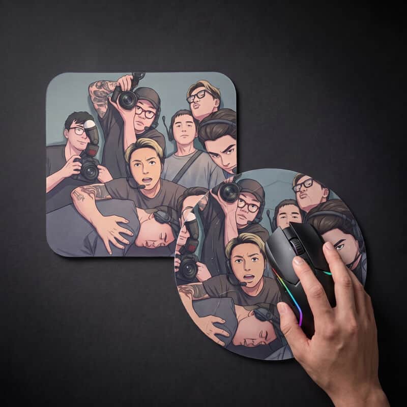 Gaming Mouse Pad Live Printing Booth