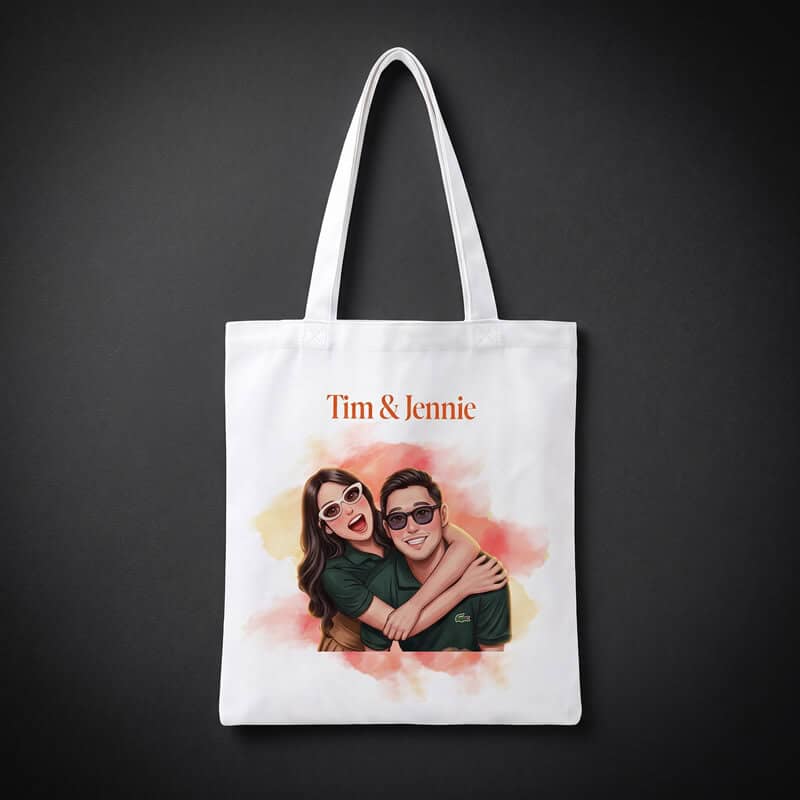 Tote Bag Live Printing Booth