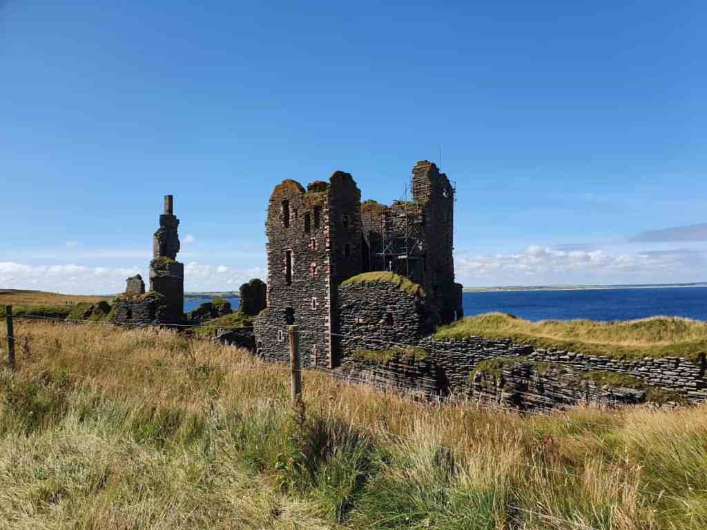 View of Castle Sinclair Girnigoe.