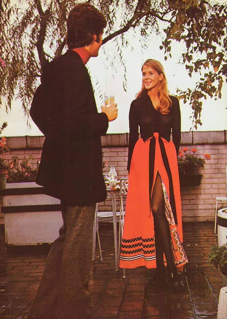 Reversible Hostess Skirt from 1972 Redbook Magazine