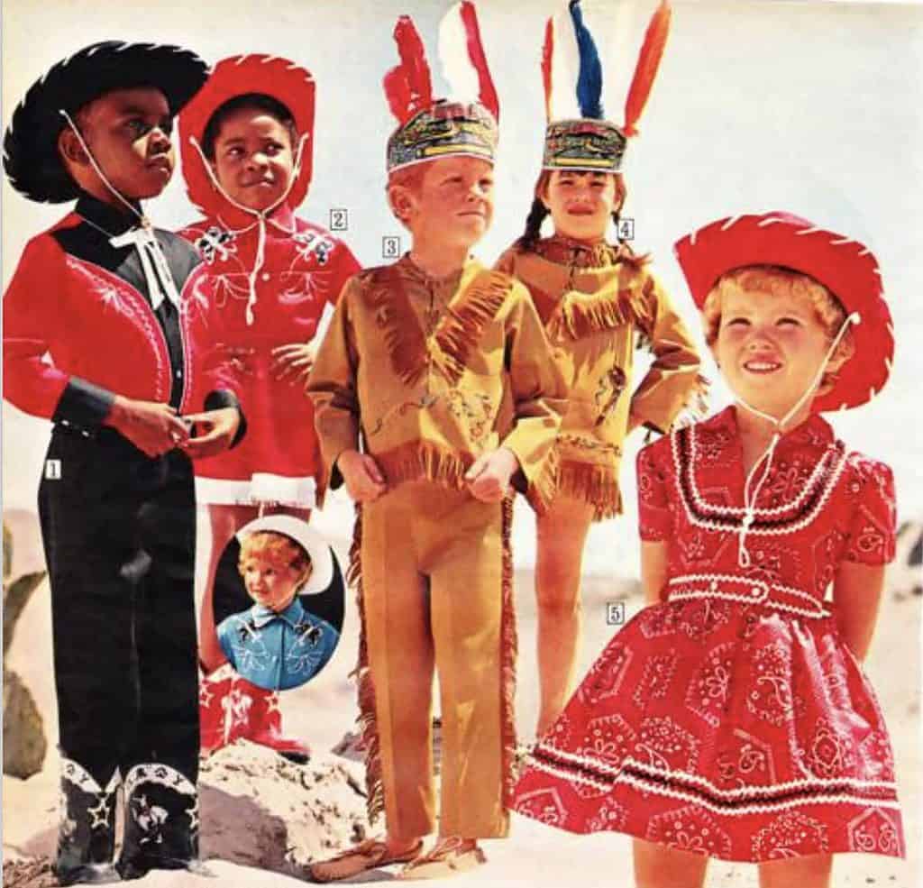 Popular Toys of 1970 - Cowboy and Indian Outfits