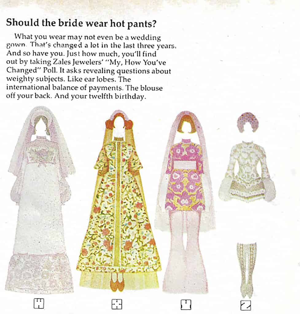 Should the Bride Wear Hot Pants?