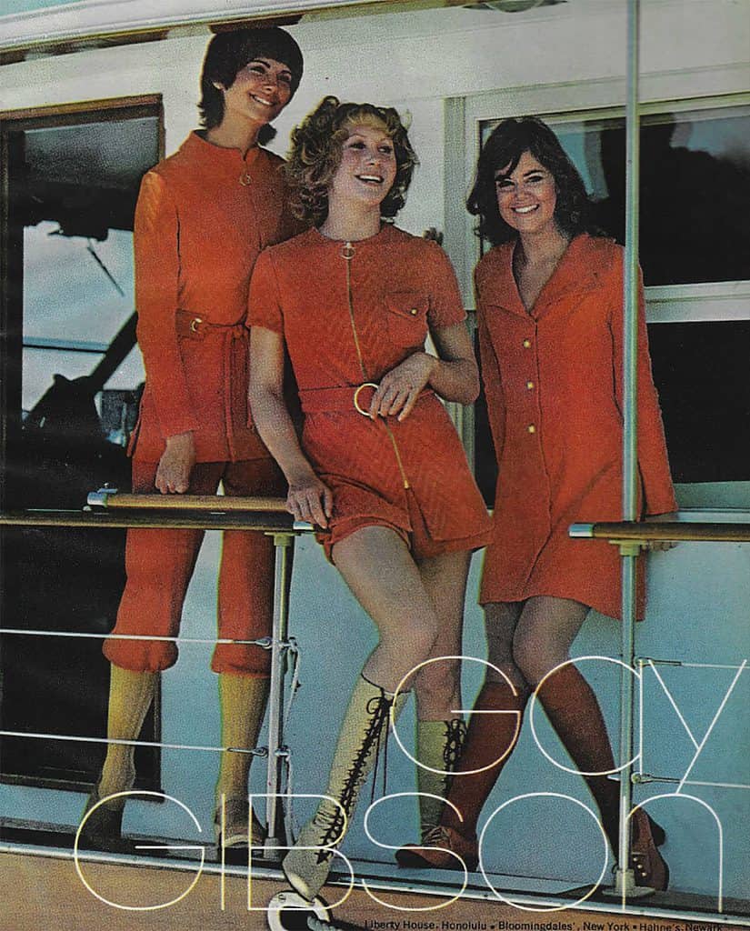 Orange Quilted Hot Pants