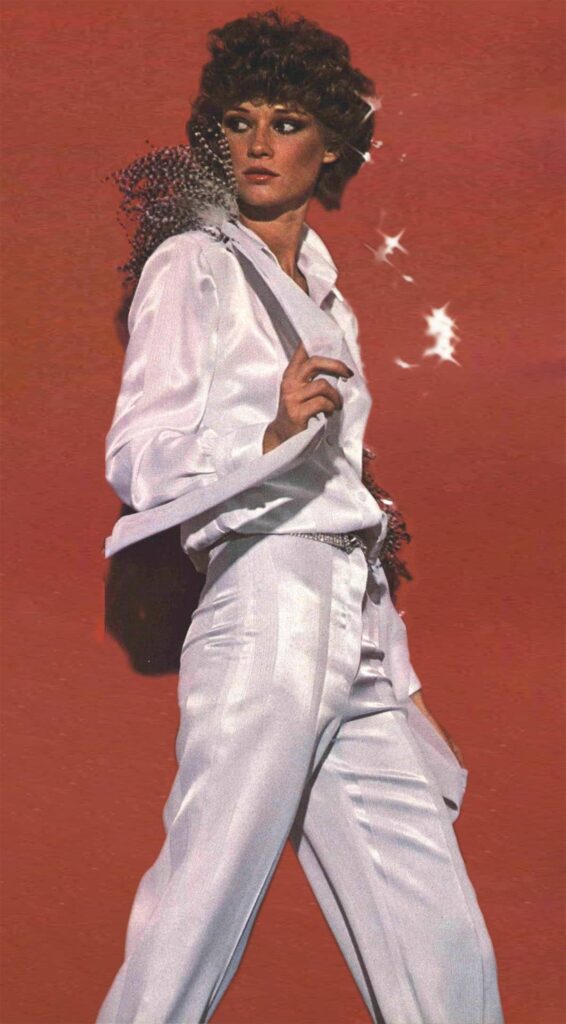 Disco fashion - day-to-night dressing with silk pajamas