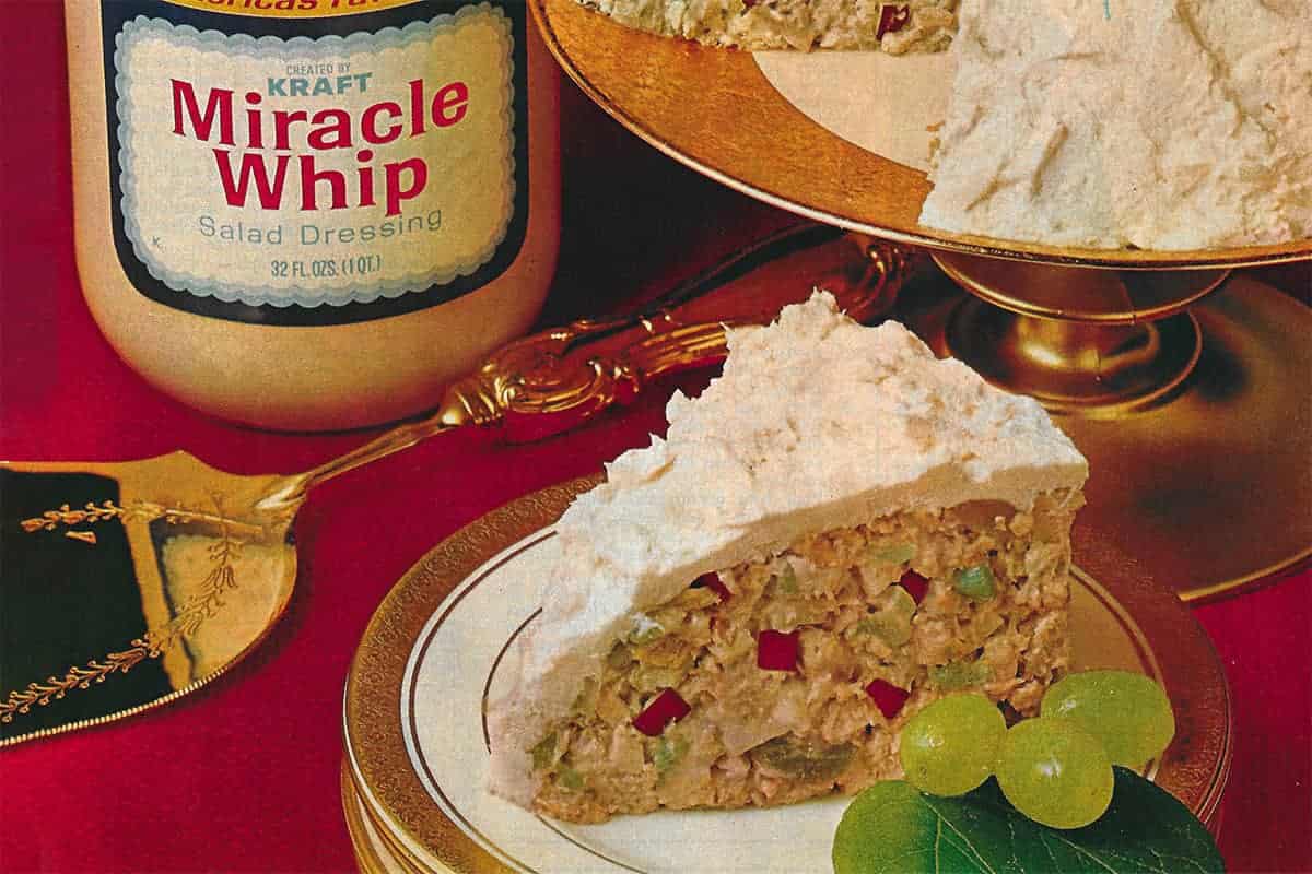 Chicken Salad Covered in Miracle Whipe