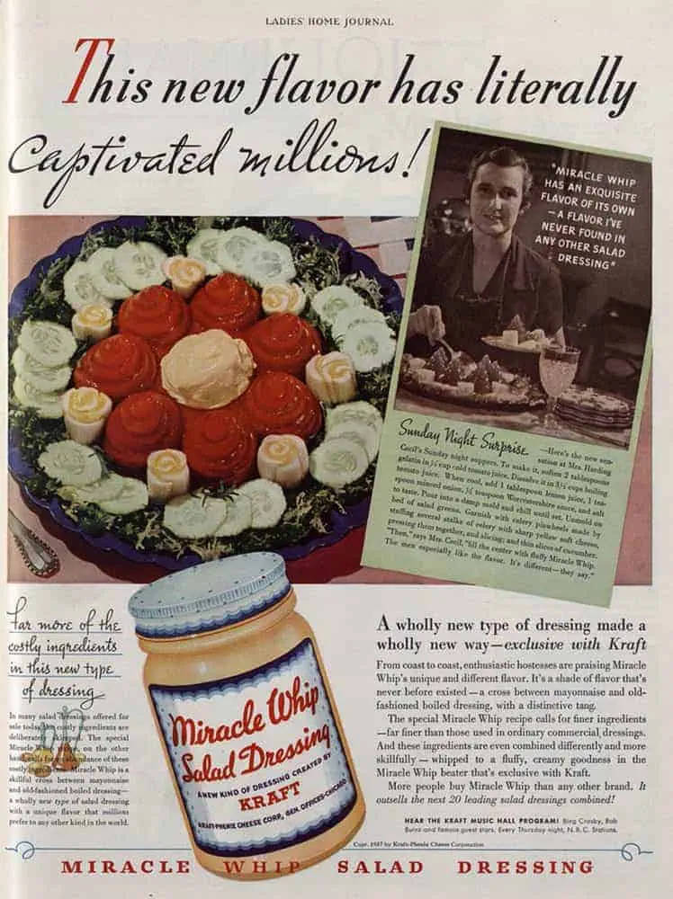 Miracle Whip ad 1947