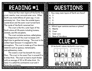 Layers of Earth Escape Room Activity - Image 4