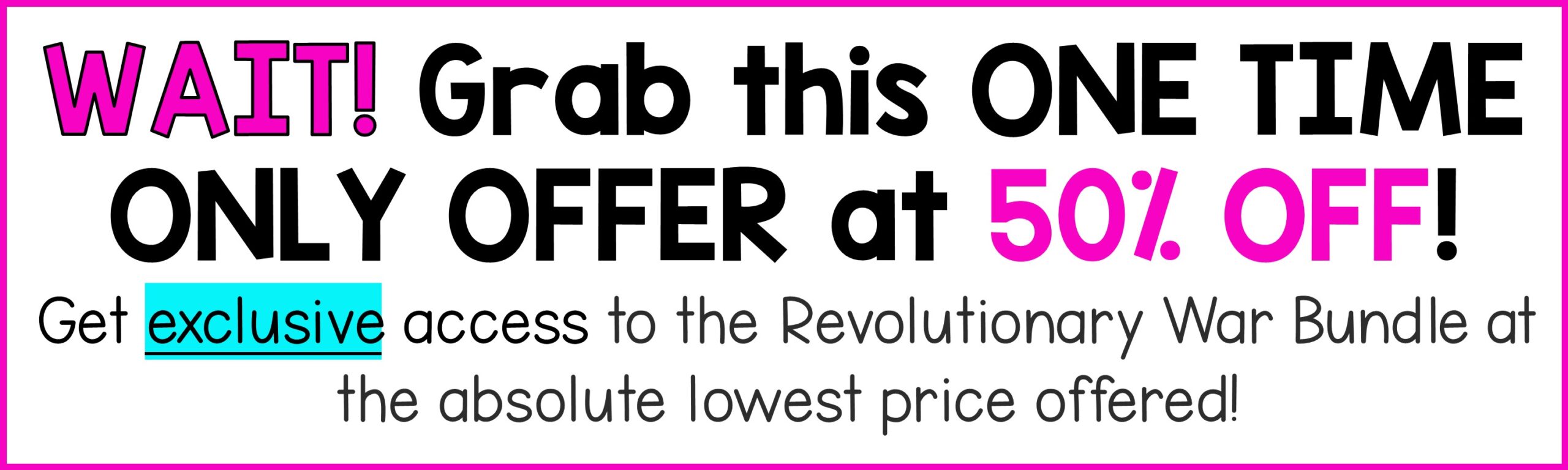Revolutionary War Bundle Exclusive Offer