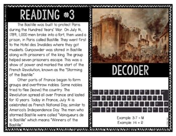 French Revolution Reading Comprehension and Puzzle Escape Room - Image 4