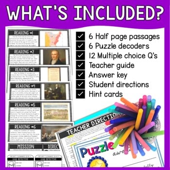Thomas Paine Reading Comprehension and Puzzle Escape Room - American Revolution - Image 2