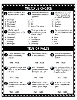 Glaciers DIGITAL Reading Passage & Questions Self Grading - Image 4