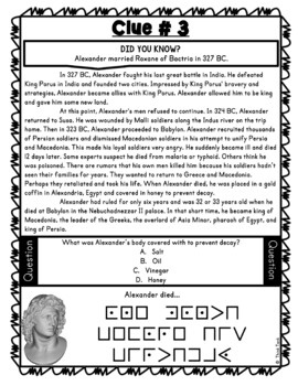 Ancient Greece BUNDLE - Reading Passages, Escape Room, Scavenger Hunt - Image 2