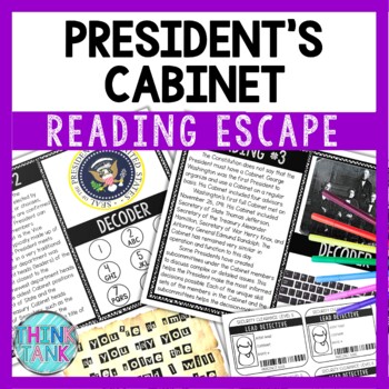 President's Cabinet Reading and Puzzle Escape Room - Executive Branch