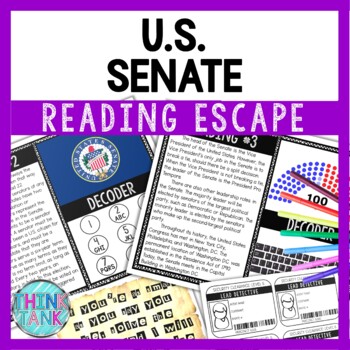 Senate Reading Comprehension and Puzzle Escape Room - Legislative Branch
