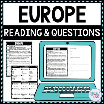 Europe DIGITAL Reading Passage & Questions Self Grading