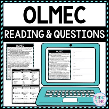 Olmec DIGITAL Reading Passage & Questions Self Grading
