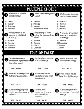 Types of Energy DIGITAL Reading Passage & Questions Self Grading - Image 4