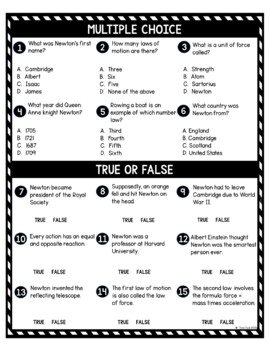 Laws of Motion DIGITAL Reading Passage & Questions Self Grading - Image 4