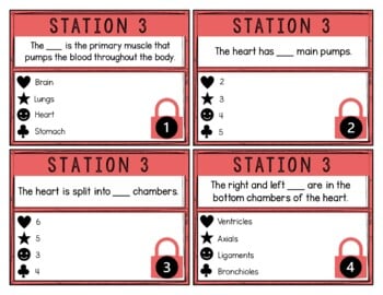 Circulatory System Breakout Activity - Task Cards Puzzle Challenge - Image 2