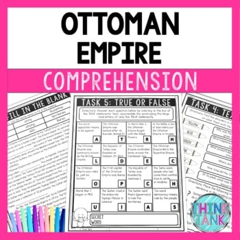 Ottoman Empire Reading Comprehension Challenge - Close Reading
