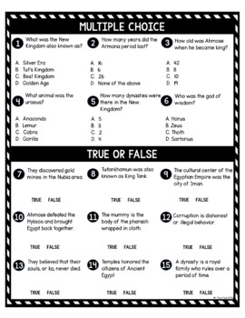 New Kingdom DIGITAL Reading Passage & Questions Self Grading - Image 4