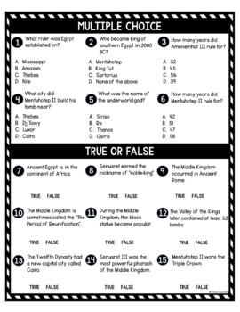 Middle Kingdom DIGITAL Reading Passage & Questions Self Grading - Image 4