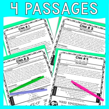 Test Taking Strategies ESCAPE ROOM - Test Prep - ALL subjects - Reading Passages - Image 3