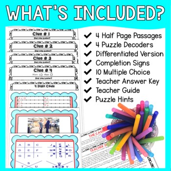 Growth Mindset #3 ESCAPE ROOM - Reading Comprehension - Back to School - Image 2