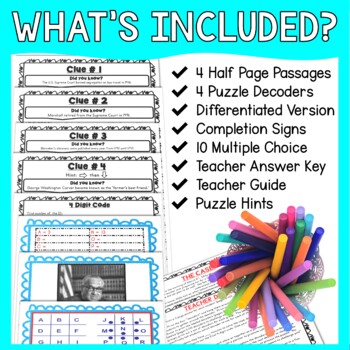 Black History #2 PUZZLE STATIONS: Black History Month | No Prep! - Image 3