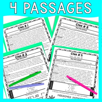 Christmas Around the World ESCAPE ROOM - Reading Comprehension - No Prep - Image 3