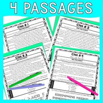 French and Indian War ESCAPE ROOM: Reading Comprehension - Print & go! - Image 3