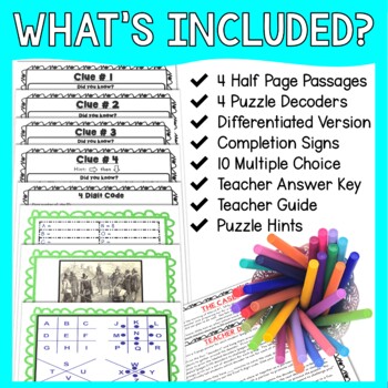 Mayflower ESCAPE ROOM: Mayflower Compact - Pilgrims - Print & Go! - Image 3
