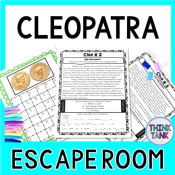 Cleopatra ESCAPE ROOM: Ancient Egypt - Julius Caesar - Marc Antony