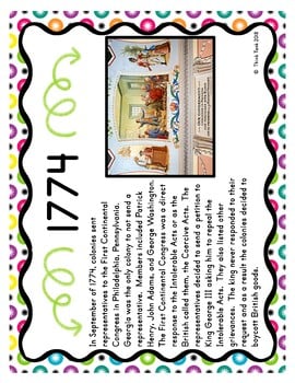 Revolutionary War Causes Scavenger Hunt - Task Cards - Reading Comprehension - Image 2