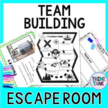 Team Building Escape Room - Teamwork Challenge - Back to School Activity