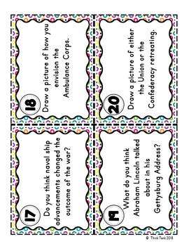 Civil War Battles Scavenger Hunt - Reading Comprehension Stations - Image 3