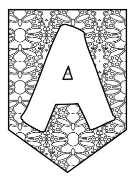 Back to School Doodle Pennants- About Me, Growth Mindset & templates - Image 4
