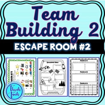 Team Building 2 Escape Room - Back to School - Teamwork Challenge