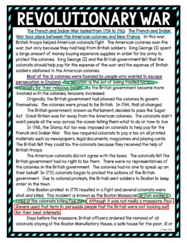 Revolutionary War Color by Number : American Revolution Activity - Image 4
