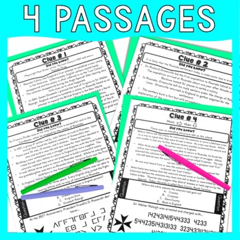 Lost Colony of Roanoke ESCAPE ROOM - Reading Comprehension - Image 4