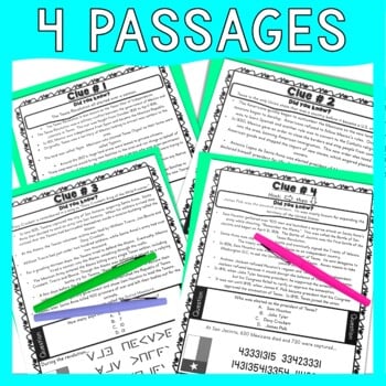 Texas Revolution Escape Room - Reading Passages - Alamo - Image 4