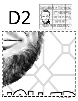 Abraham Lincoln Collaborative Poster! Gettysburg Address - Team Work Activity - Image 3