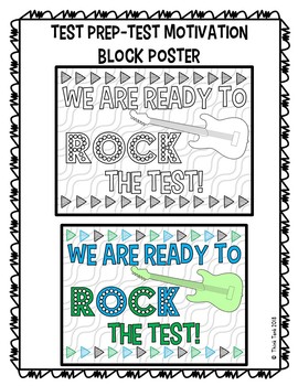 Test Prep Collaborative Poster - Team Work - Test Motivation - Bulletin Board - Image 3