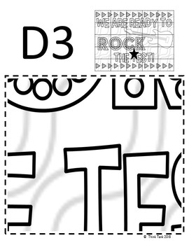 Test Prep Collaborative Poster - Team Work - Test Motivation - Bulletin Board - Image 4