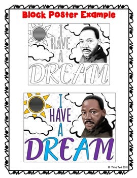 Martin Luther King Collaborative Poster! Black History - Team Work - Image 2