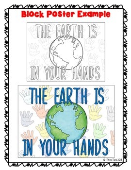 Earth Day Collaborative Poster! - Team Work Activity - Earth is in your hands - Image 2