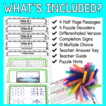 Ice Ages Escape Room - Reading Comprehension - Earth Science - Image 3