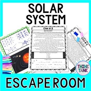 Solar System ESCAPE ROOM - Reading Comprehension - Earth Science