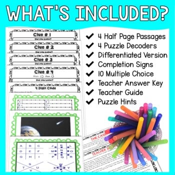 Solar System ESCAPE ROOM - Reading Comprehension - Earth Science - Image 2