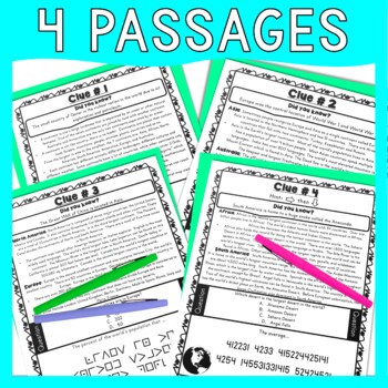 Continents ESCAPE ROOM - World Geography - Reading Comprehension - Image 4